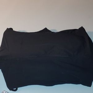 Black Perry Ellis hooded vest